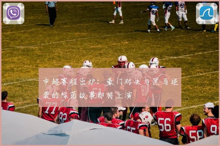 中超赛程出炉：豪门对决与黑马逆袭的绿茵故事即将上演